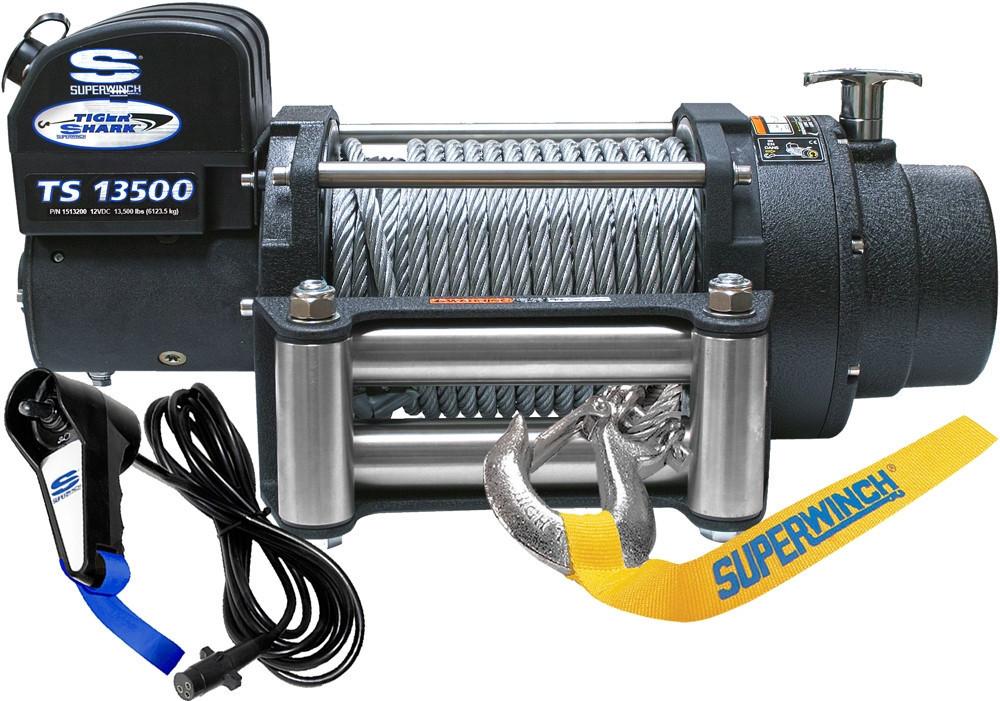Лебёдка электрическая 12В Superwinch Tigershark 13500