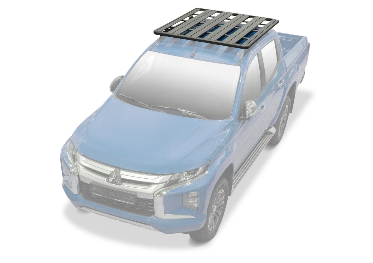 Багажник алюминиевый (платформа с креплением) Rival 1235x1430  для Mitsubishi L200 2015-